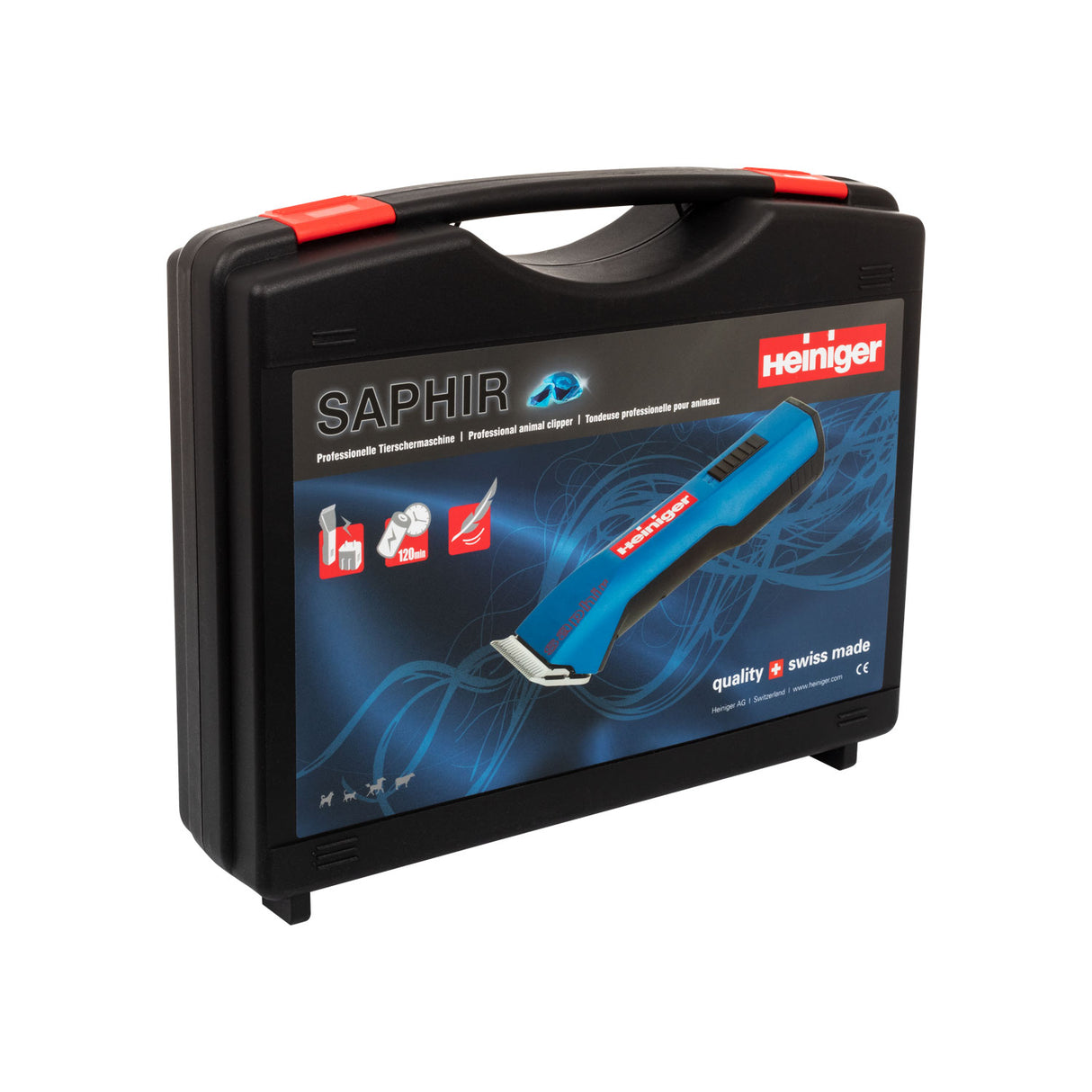 Tosatrice Saphir a due batteria Heiniger