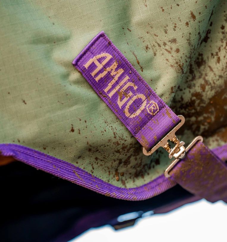 Amigo® Hero Ripstop Turnout con fodera in pile (50 g leggero)