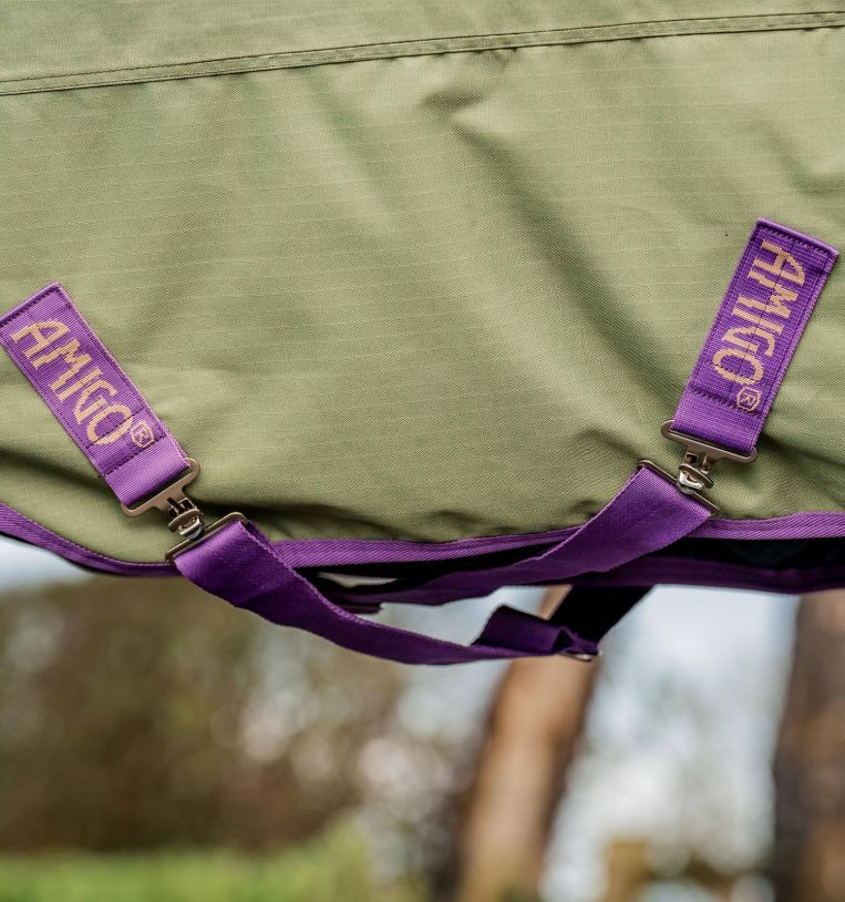 Amigo® Hero Ripstop Turnout con fodera in pile (50 g leggero)