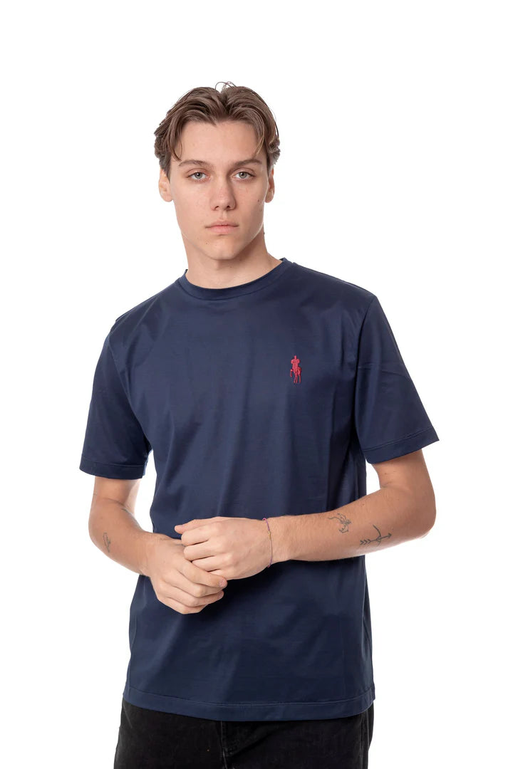 T-shirt stampata blu navy - Collezione Pompei ITC