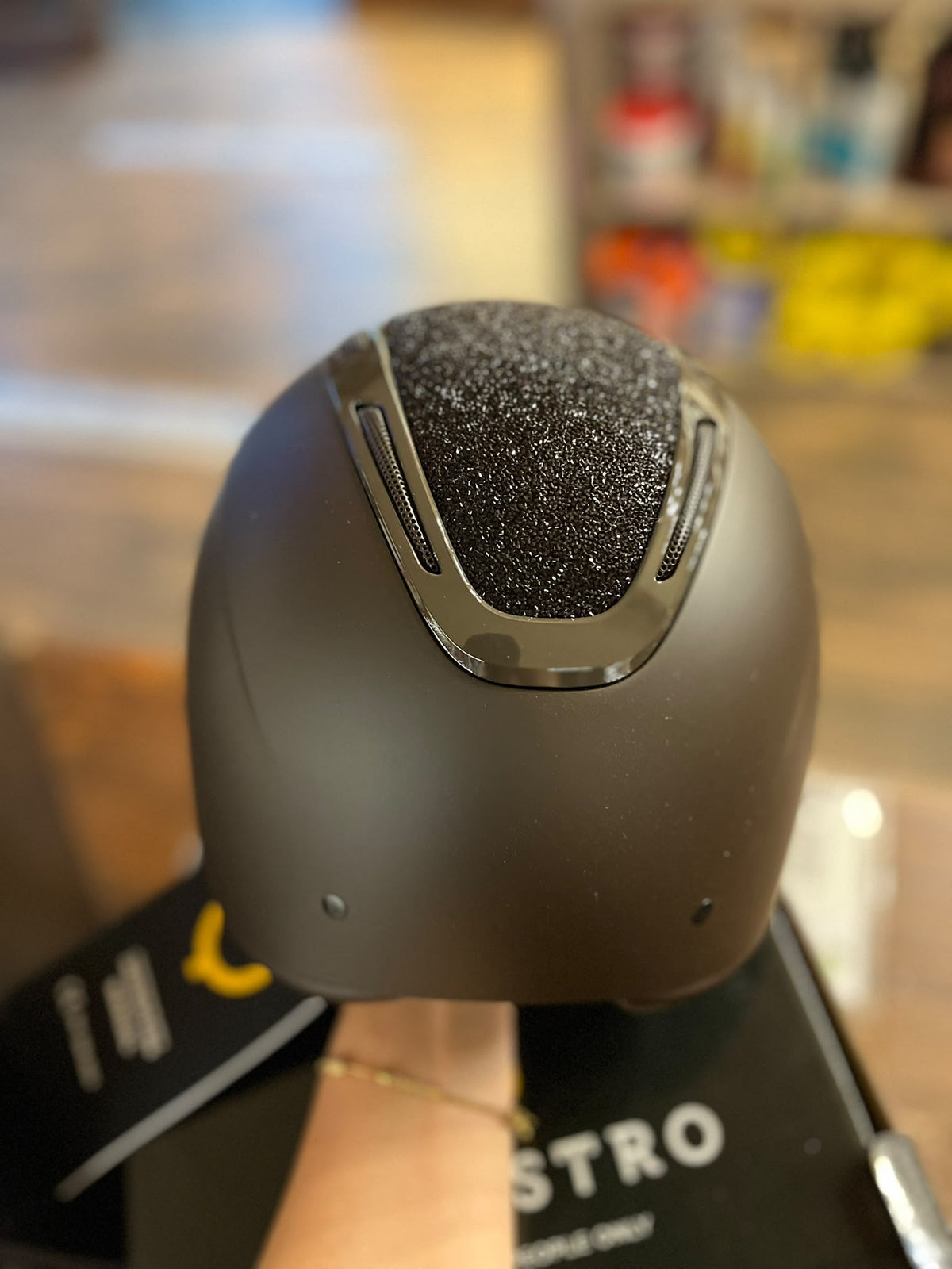 Cap Apocalypse donna calotta opaca e brillantini omologazione ASTM F1163-23 Equestro