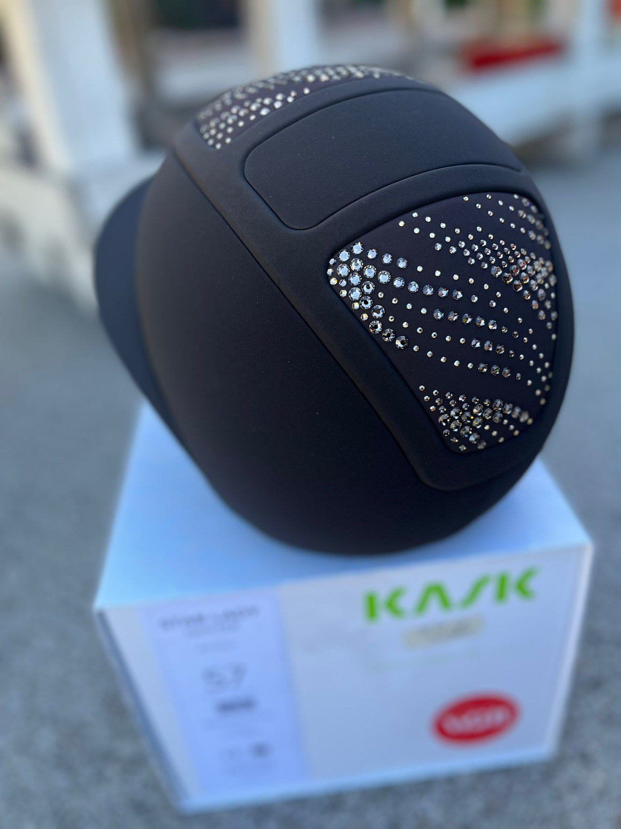 Kask Star Lady Hunter brown visiera polo