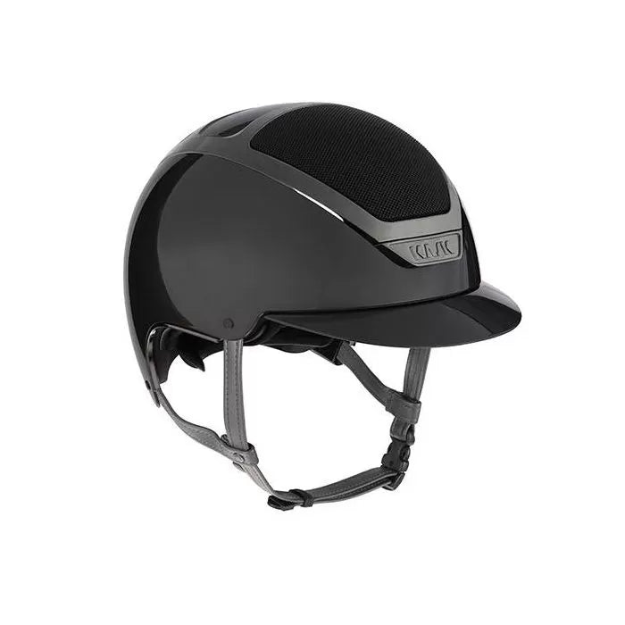 Kask Dogma Pure Shine visiera corta black/aregnto