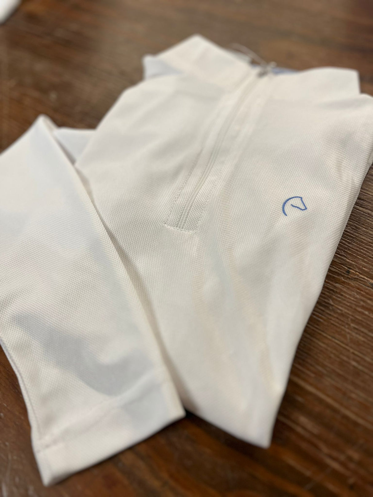 Polo da concorso in tessuto tecnico manica lunga donna e bambina Equitheme