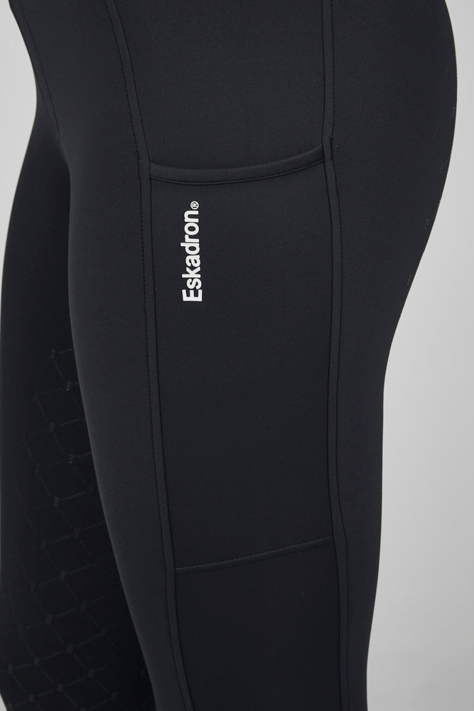 Leggings NUCLEO FLEX FULL GRIP nero Eskadron