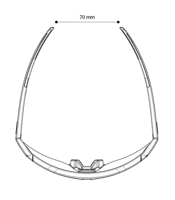 Occhili Kask modello Hype black matt