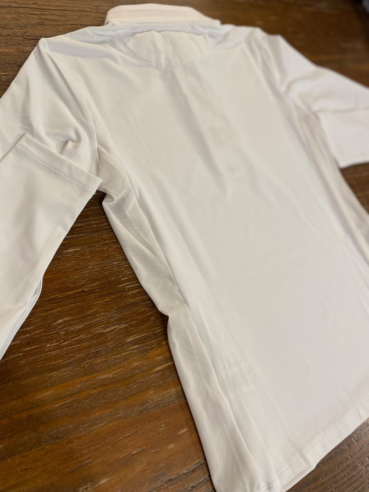 Polo bambina basic manica lunga Equestro