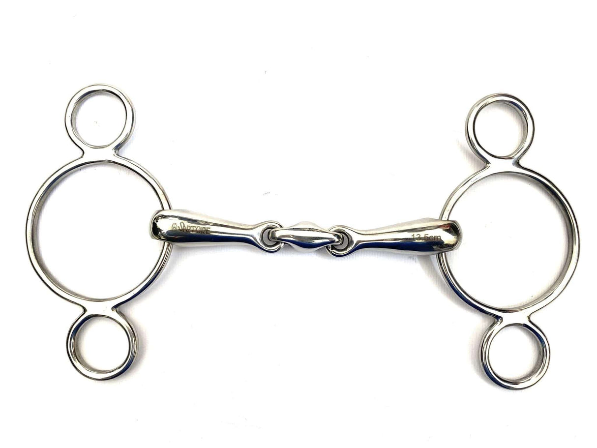 Filetto Pessoa con oliva centrale acciaio