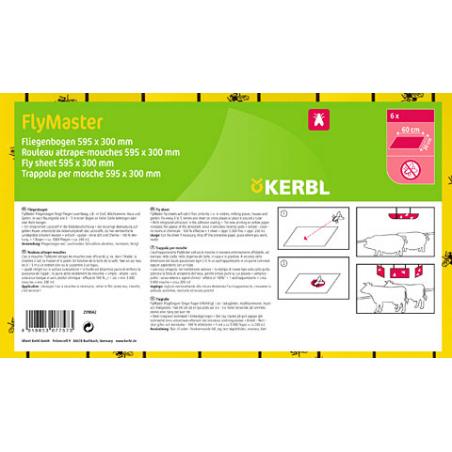 Foglio antimosche Flymaster da stalla e scuderia (conf. 6 pezzi)