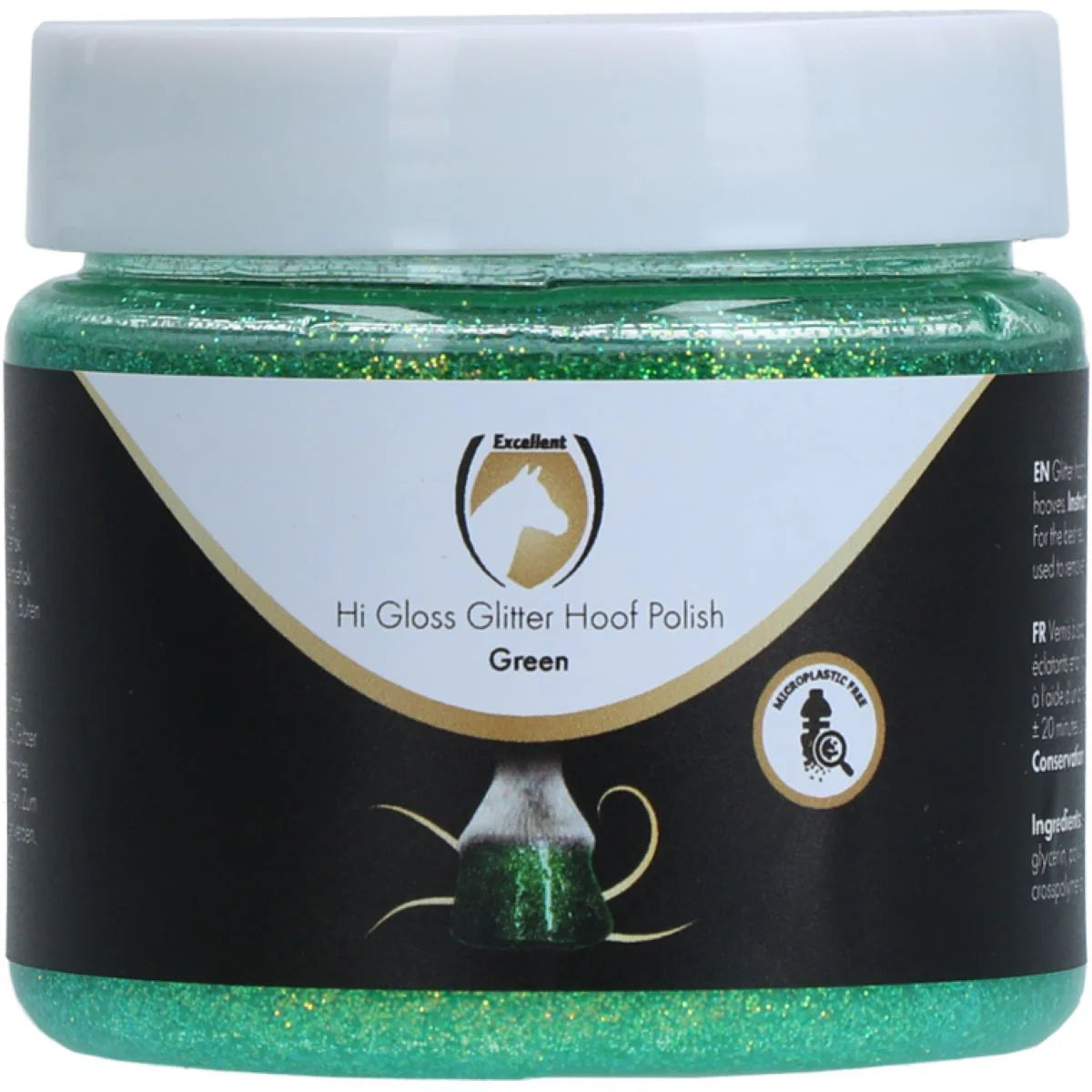 Hi Gloss Glitter Smalto per Zoccoli 150ml Excellent Horse