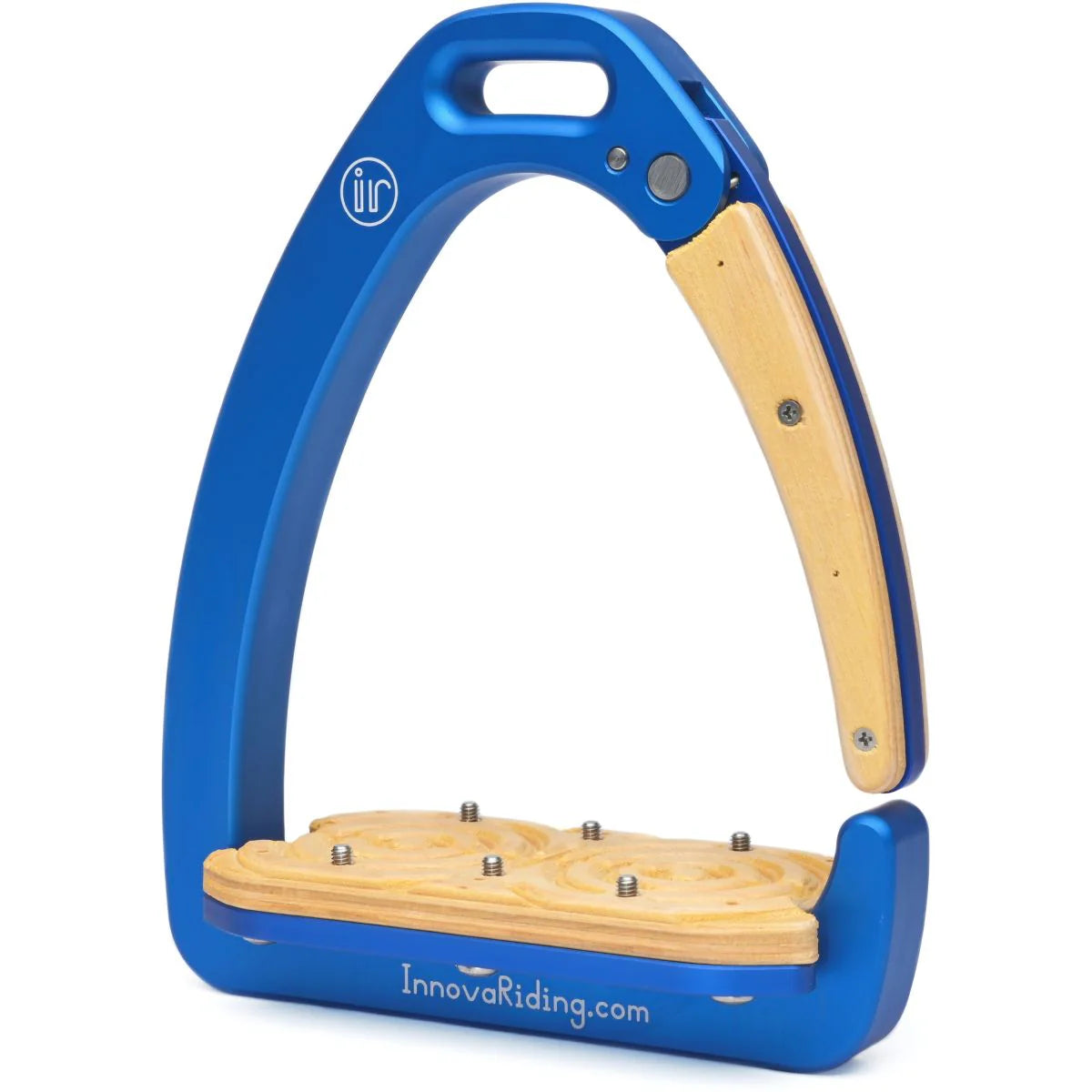Staffe Innova Riding Dynamic blu royal / legno chiaro