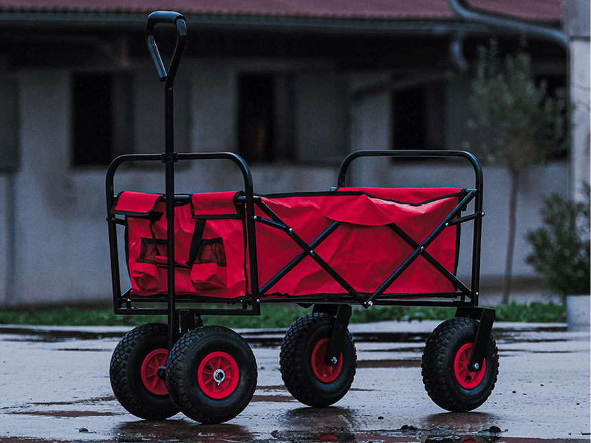 HIPPO-TONIC TROLLEY 4 WHEELS Rosso ACCESSORI PER LA SCUDERIA