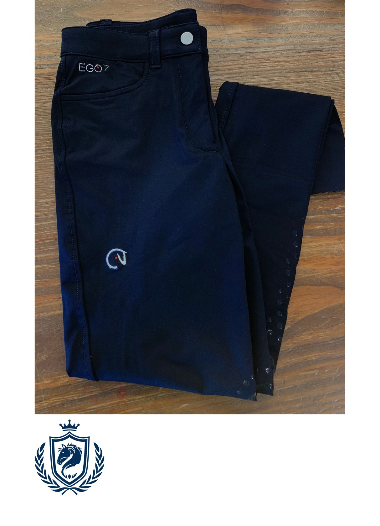 Pantalone Jumping Ego7 Bambino modello EJ-KI Junior Blu