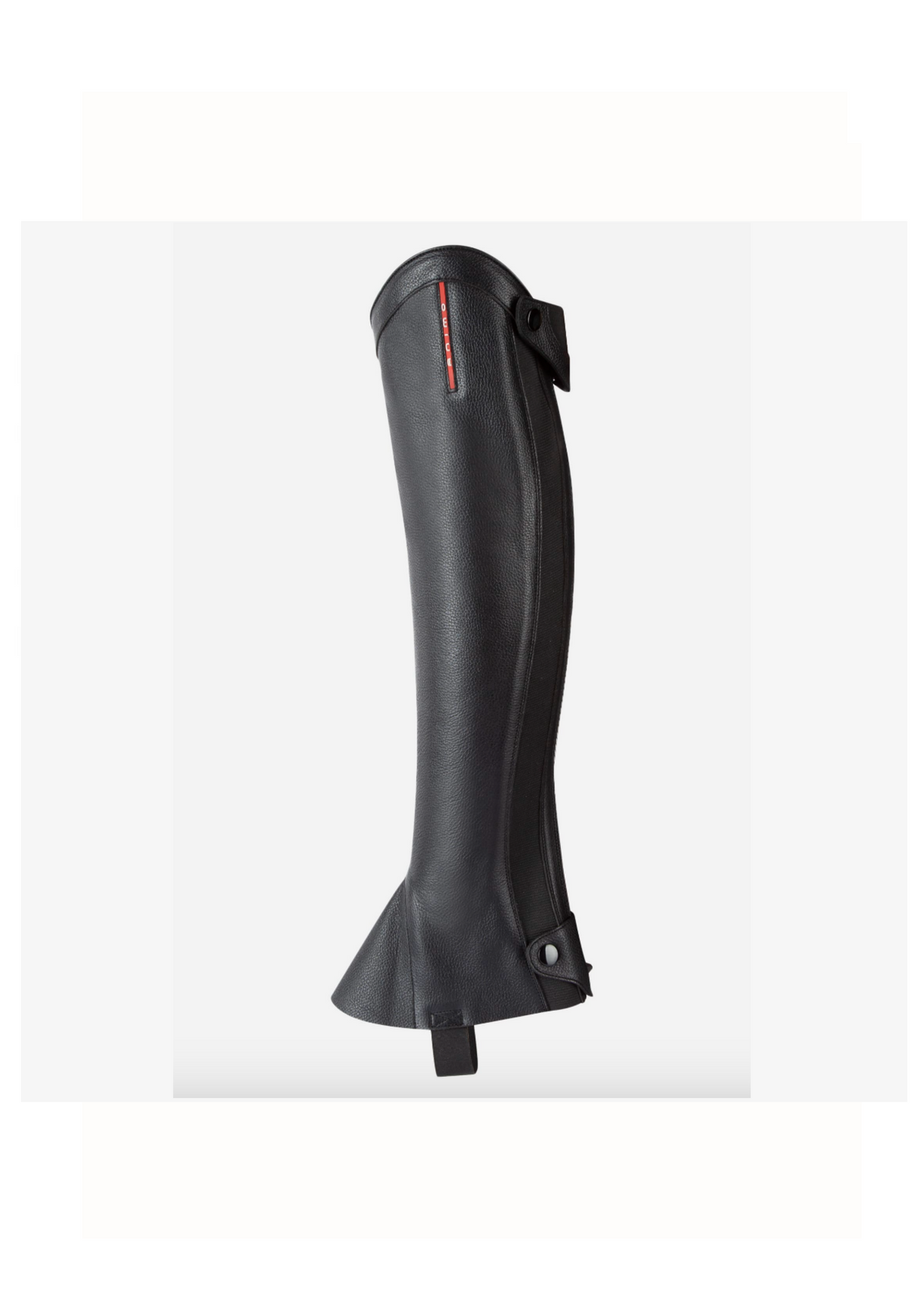 Ghette in pelle unisex modello Zayne Animo nere