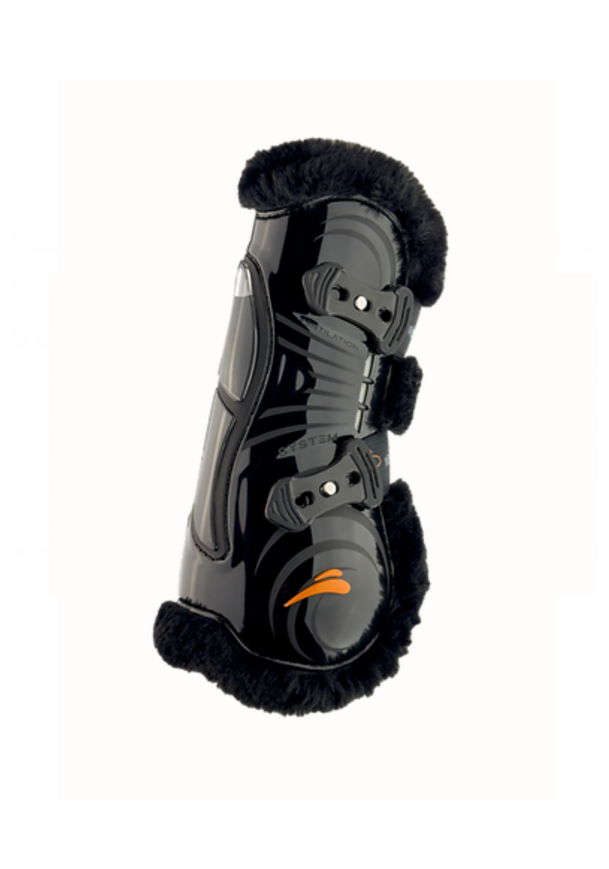 Stinchiere eAirshock Fluffy Legend con pellicciotto nero Equick