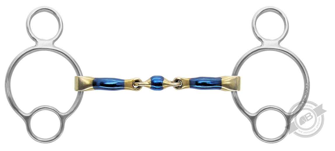 2½ Ring Elliptical Lock Up Bombers Blue Bits