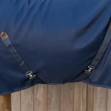 Coperta in cotone da box Kentucky navy