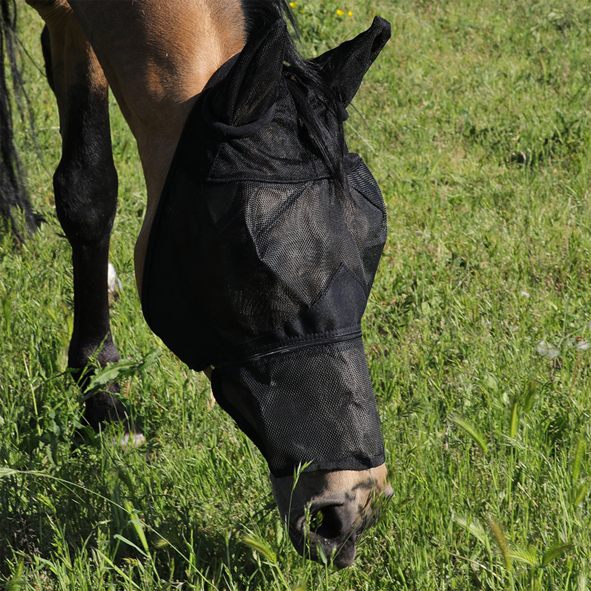 MASCHERA ANTIMOSCHE PVC C/COPRIORECCHIE E ZIP