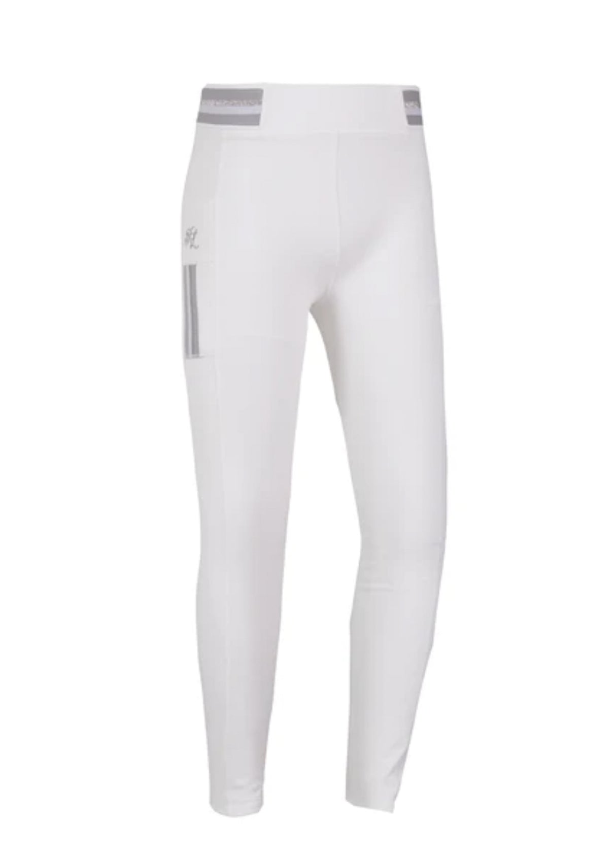Leggings bambino full grip modello KLkacy white Kingsland