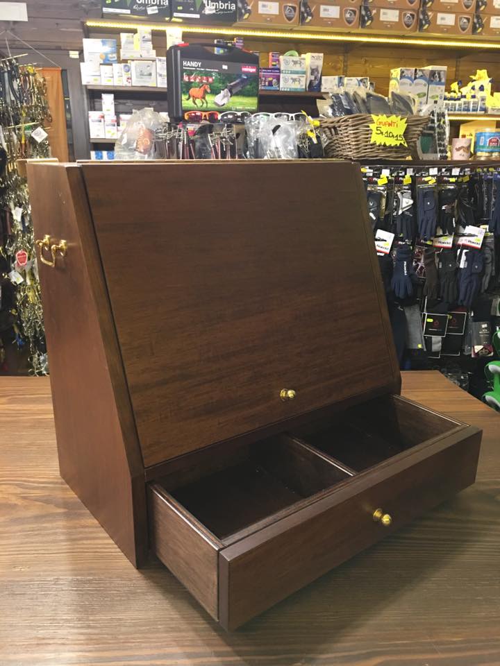 Porta spazzole in legno handmade