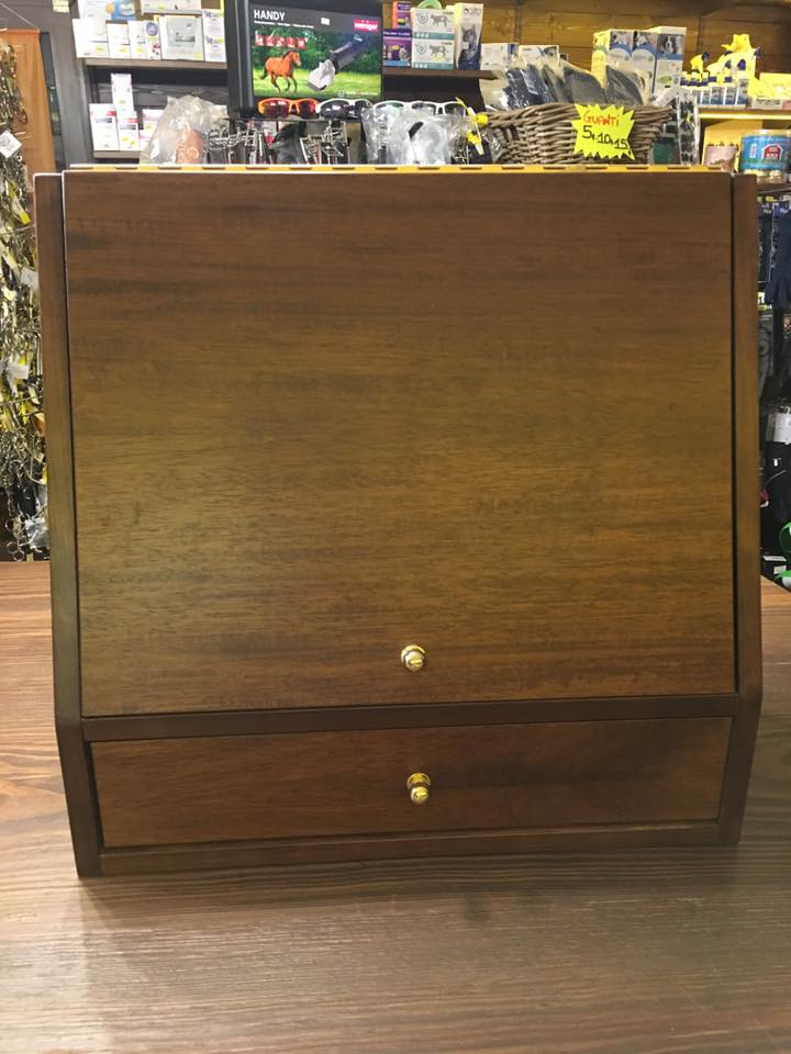 Porta spazzole in legno handmade