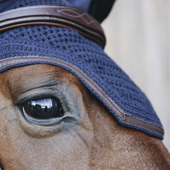 Cuffia Kentucky Wellington Leather Blu Pony