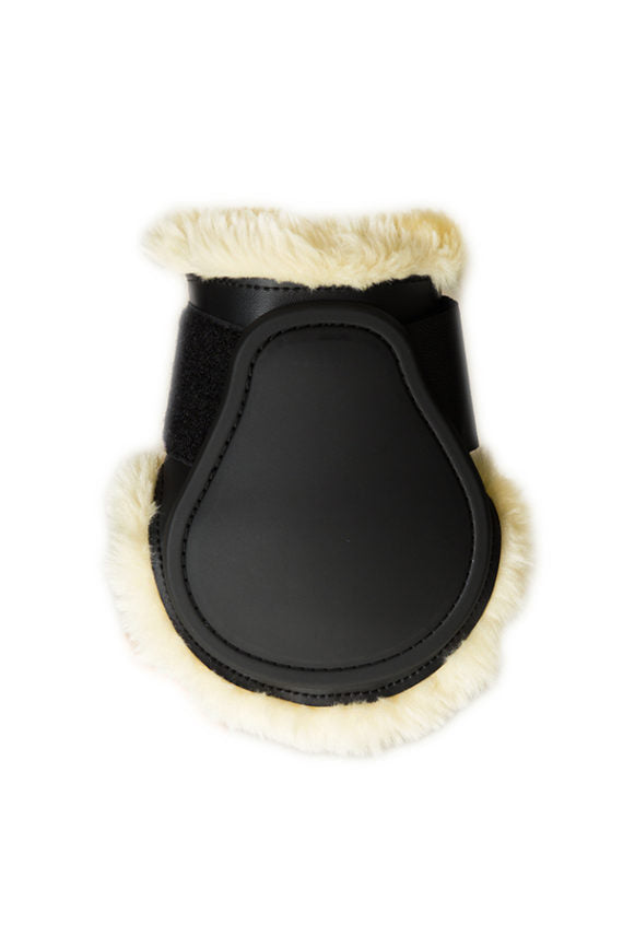 Paranocche per cavalli giovani nere con pelliccia Kentucky