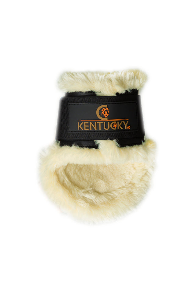 Paranocche per cavalli giovani nere con pelliccia Kentucky