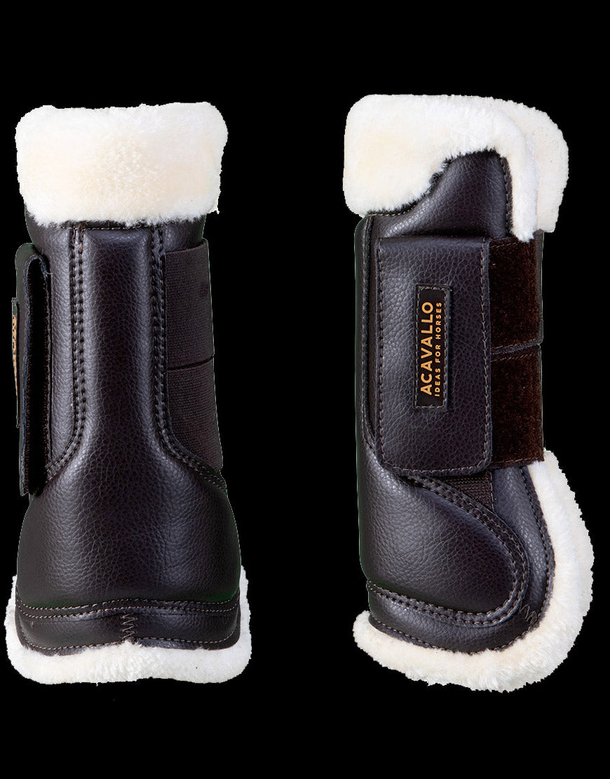 Paratendini in ecopelle Acavallo neri