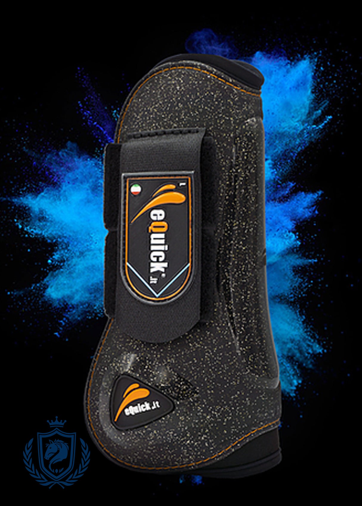 Stinchiere Equick elight Glitter Front nero