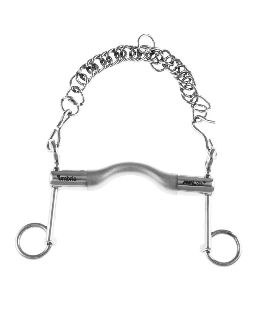 Morso Pelham da dressage vuoto con aste fisse e lunghe