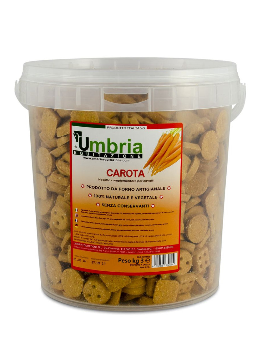 Snack per cavallo gusto carota