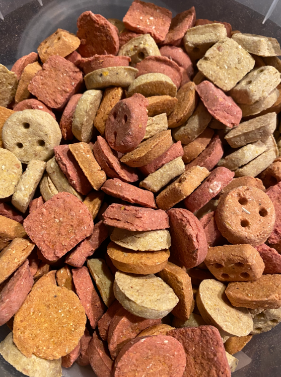 Snack per cavallo gusto vaniglia e cereali