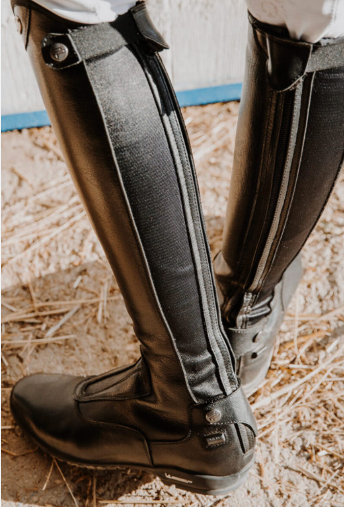 Stivale Parlanti modello K-K testa di moro con suola Michelin