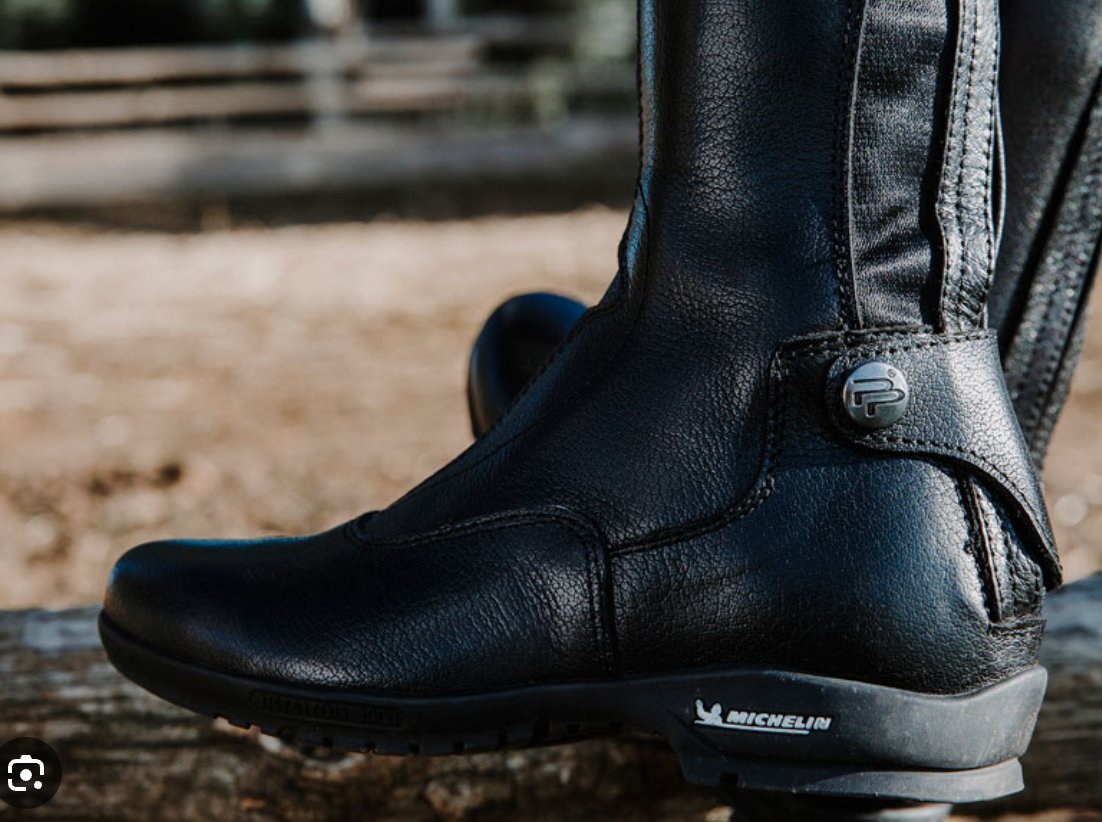 Stivale Parlanti modello K-K testa di moro con suola Michelin