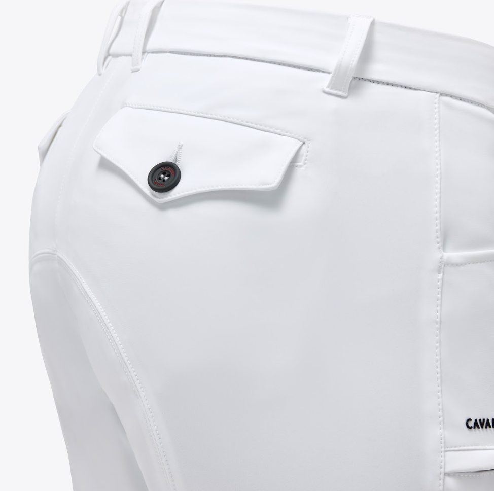 Pantaloni da uomo jumping grip al ginocchio e con tasca laterale Cavalleria Toscana