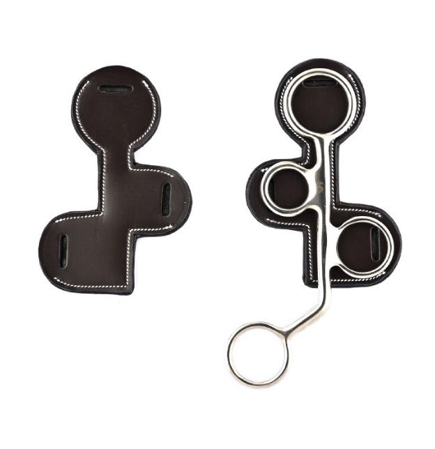 Protezione per Hackamore Jump'in in cuoio