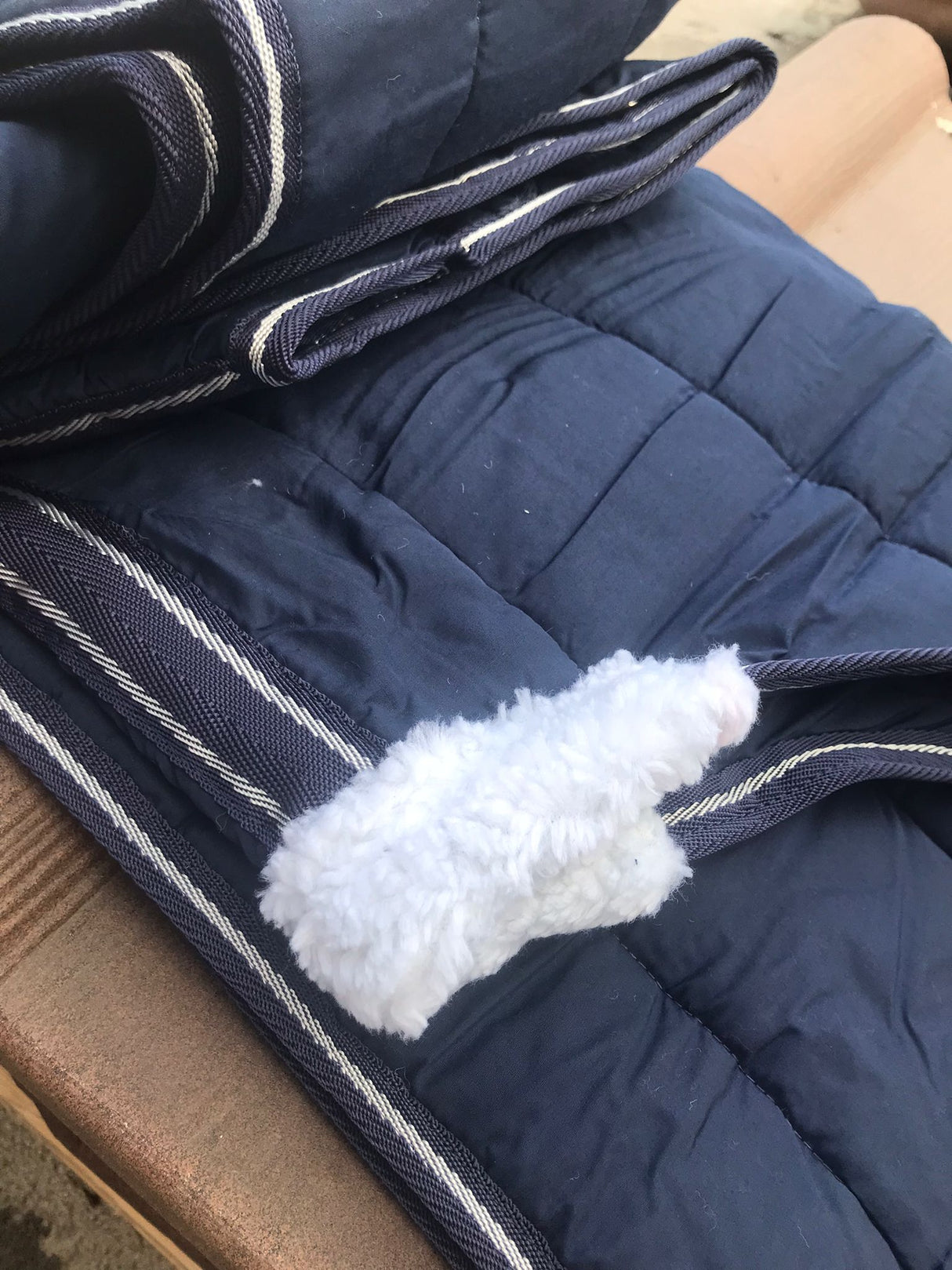 Sottocoperta piumino 200gr blu modello Luvond