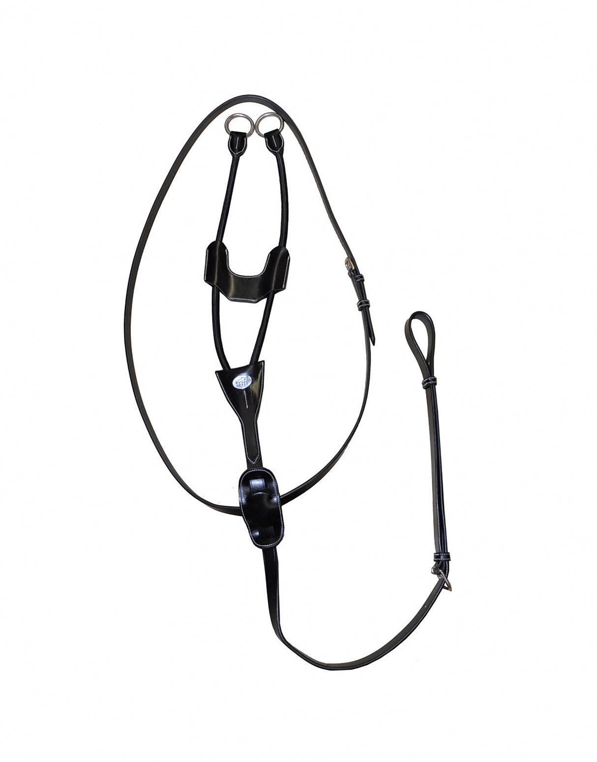 Martingala Jump'in elastica con anelli nera