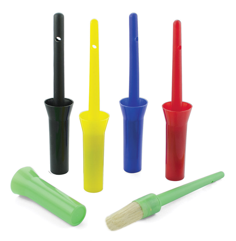 Pennello con cappuccio e setole morbide