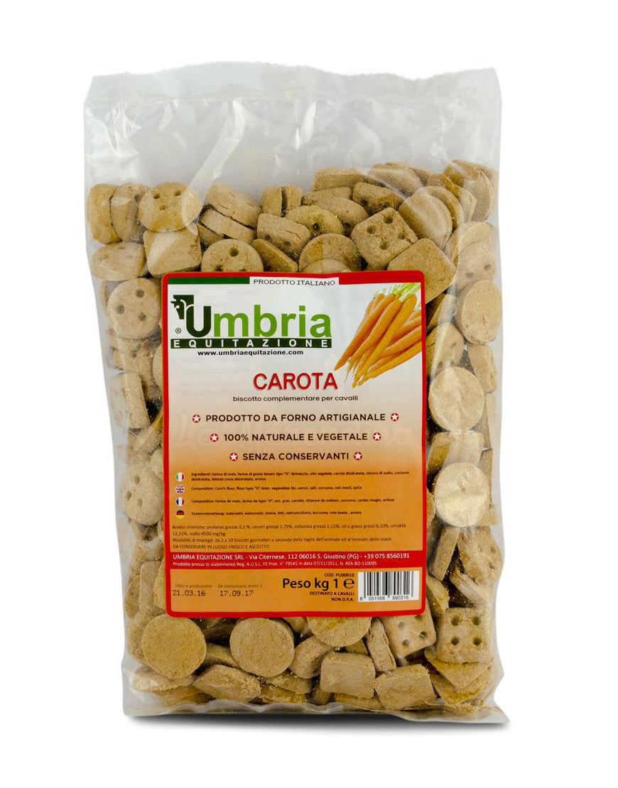 Snack per cavallo gusto carota