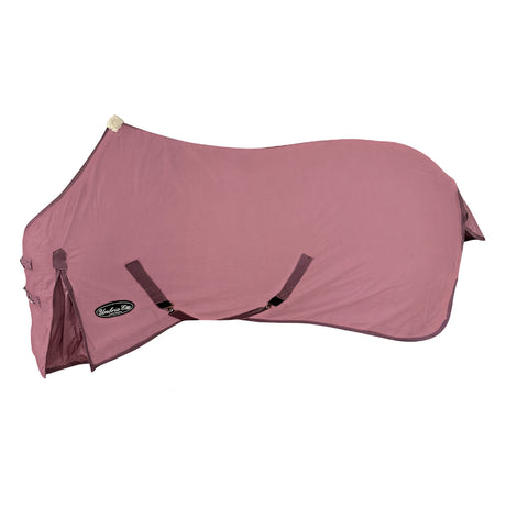 Coperta con copricoda e cinghie incrociate