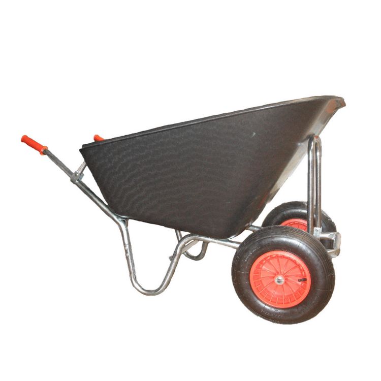 Carriola Garden agri 2 ruote 160L telaio rinforzato