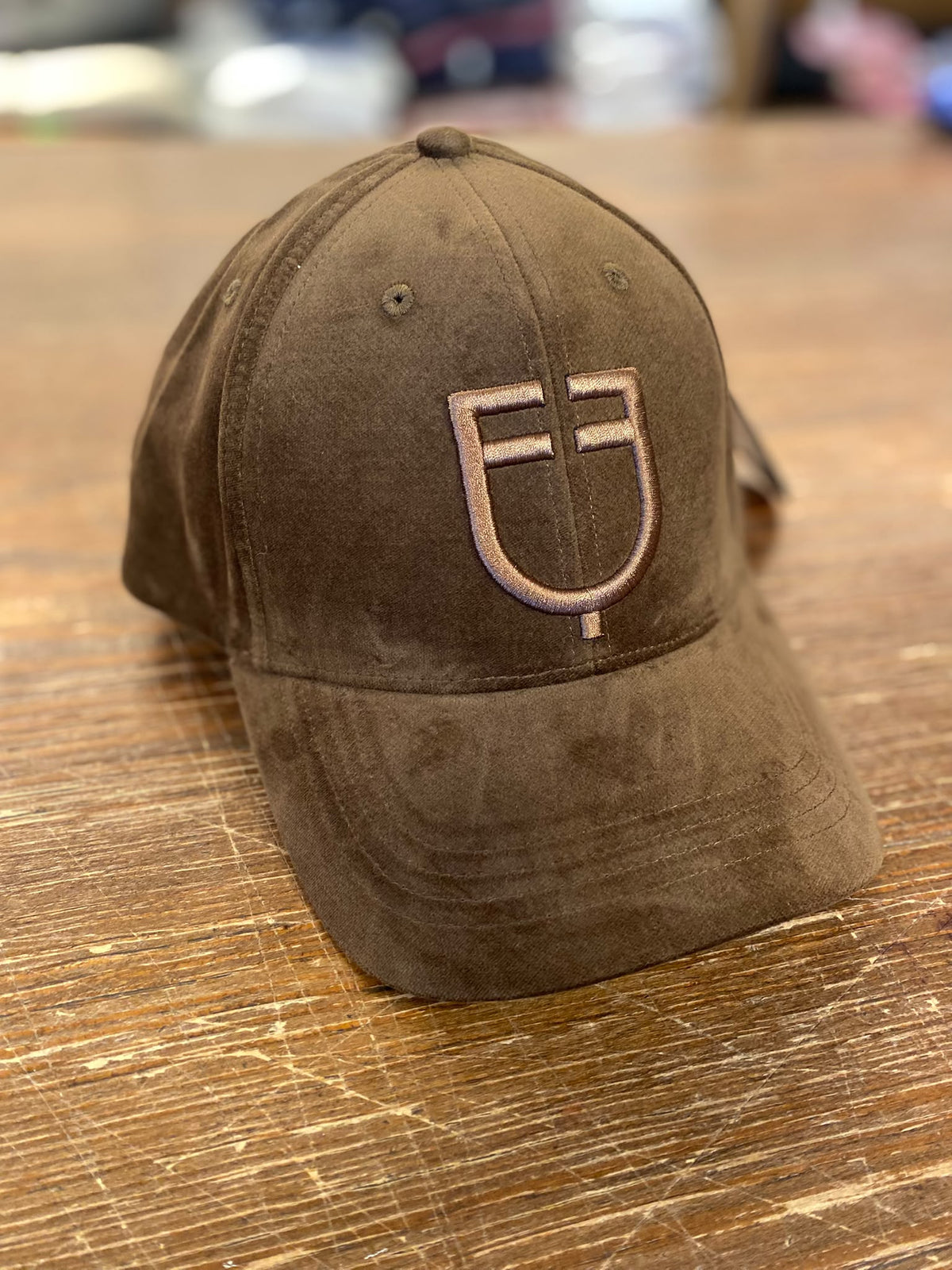 Cappello unisex in velluto Equestro