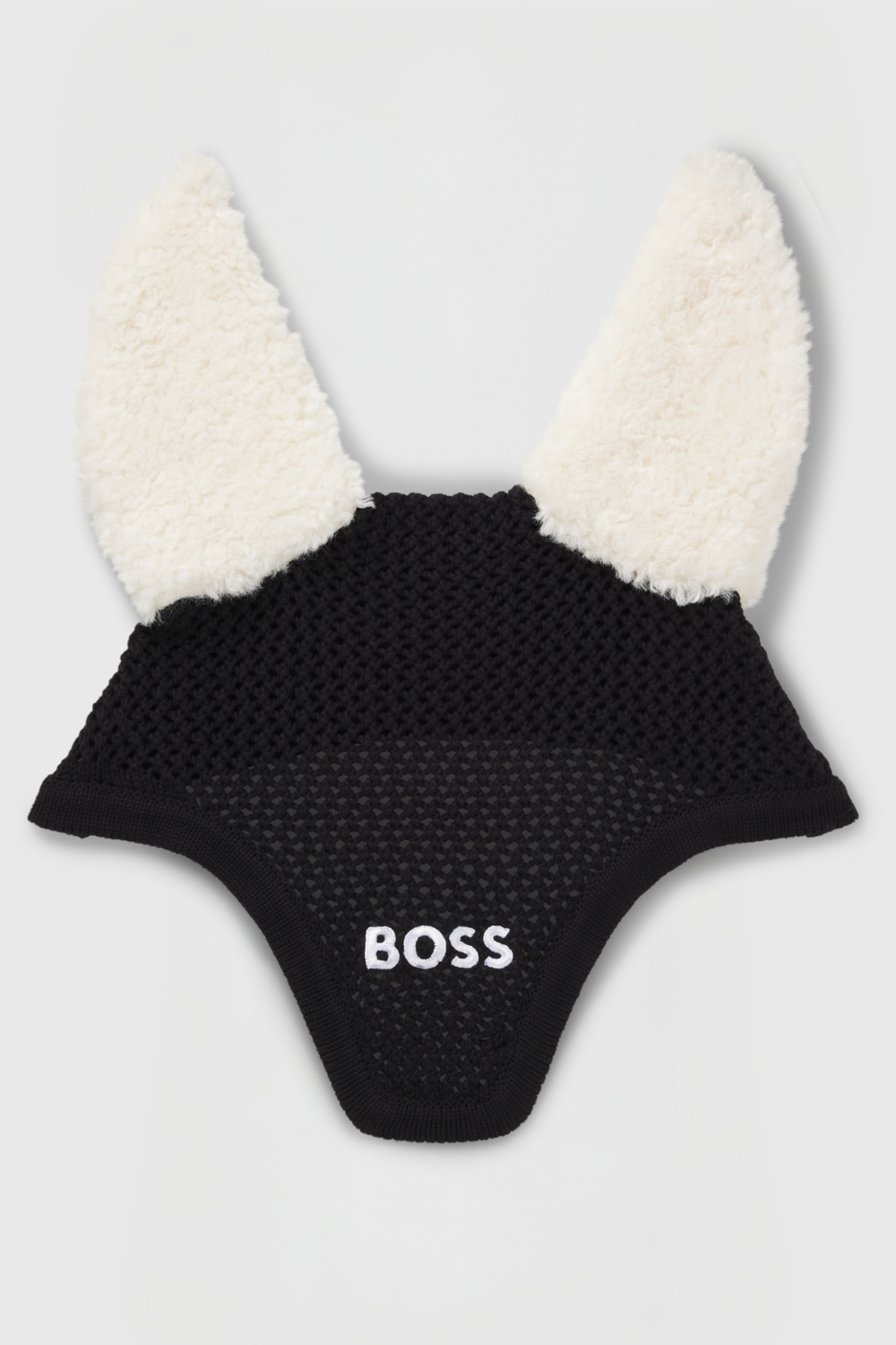 HAMPTON SADDLE PAD JUMP TEDDY BLACK + cuffia