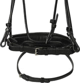 Testiera da dressage con due frontalini interscambiabili nera Dy'On