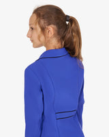 Giacca bambina da concorso in tessuto tecnico Equestro Royal Blu