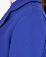 Giacca bambina da concorso in tessuto tecnico Equestro Royal Blu