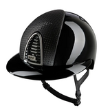 Casco equitazione Cromo 2.0 / Polish Metal Nero/ Verona Nero Cromato / Visiera Polo Large