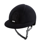 Casco equitazione Smart Nova / Velluto Nero / Visiera Polo Large